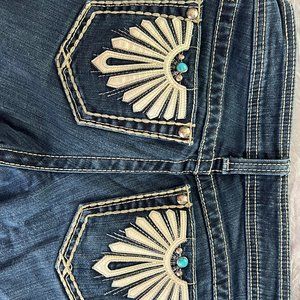Women Ariat Detailed Bootcut Jeans